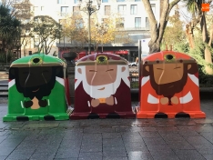 Foto 5 - Los Reyes Magos ya están en Salamanca... en forma de contenedores